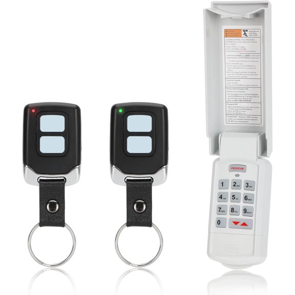 Garage Door Opener Remote and Keypad,Replacement for & Overhead Garage Door Openers, for Model GK-R 37332R OKP-BX GK-BX