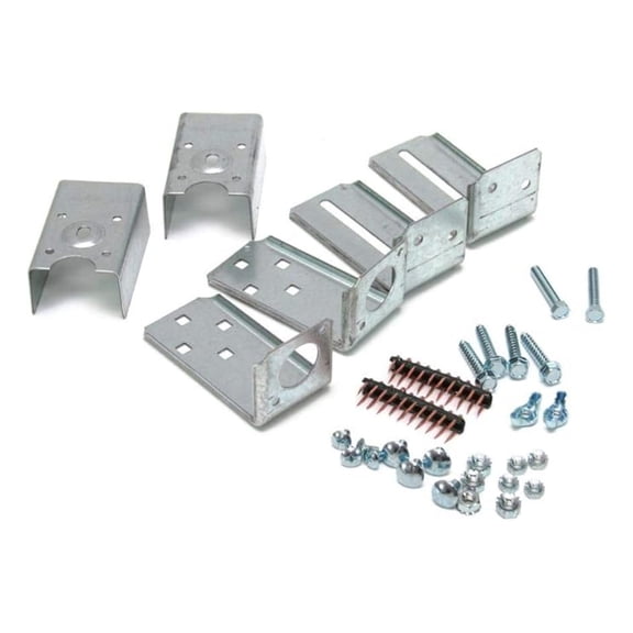 Garage Door Opener Safety Sensor Brackets 41A6569 - Replacement Mounting Brackets for Garage Door Safety Sensors - Compatible with LiftMaster, Chamberlain, Craftsman - 2 Pack