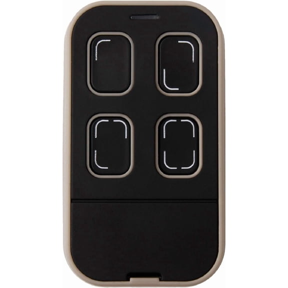 Garage Door Remote Gate Remote Control Cloning Homelink Programmable Learning 4-Button Multi Frequency 280MHZ-868MHZ (1, Black with Grey)