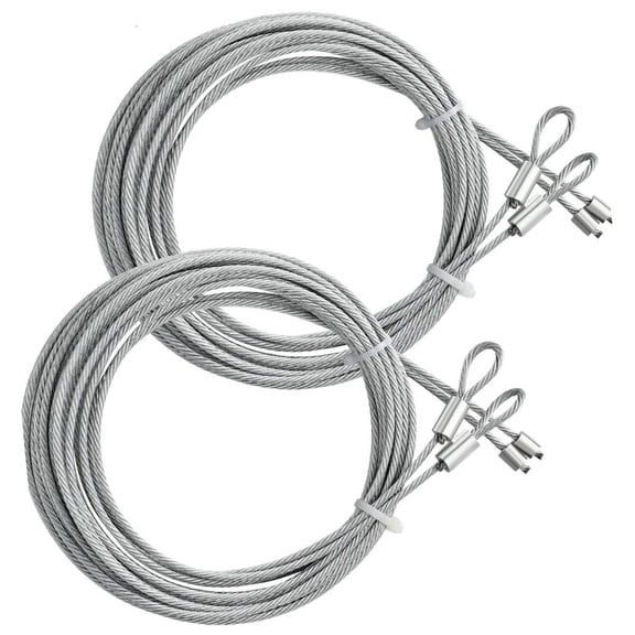Garage Door Replacement Cables Long Galvanized Torsions Wires Extension Torsions Cables for Home & Commercial Use