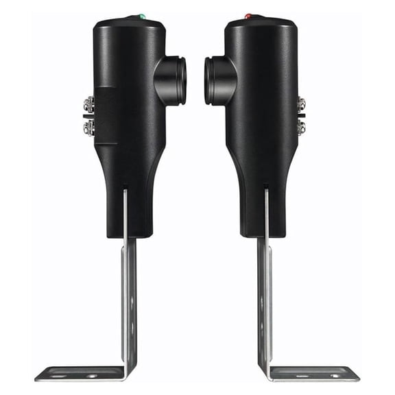 Garage Door Safety Beams Replacement - STB-BL Photo Cell Sensors - Compatible with All Major Brands - Includes Wire & Brackets