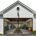 thumbnail image 1 of Garage Door Screen for 1 Car Garage Doors 8x7FT- Reinforced Fiberglass Door Screen,Stronger 1400g3.12LB High Energy Magnets Hands Free Magnetic Screen Door, 1 of 1