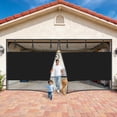 thumbnail image 1 of Garage Door Screen 2 Car 16x7 Ft, Privacy Magnetic Closure Garage Net Screen for Garage & Patio, Keep Tiny Animals Out & Pet Friendly, 20 Mins Quick Install for Home Gym, Porch, Balcony(Black), 1 of 5