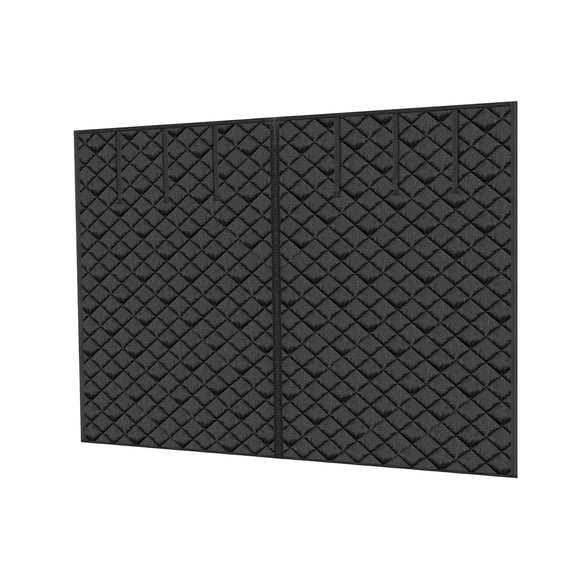 Garage Door Screen 8x7FT, Winter Insulation Kit, Magnetic Thermal Curtain 300D Fabric, Weighted Bottom, Easy Install