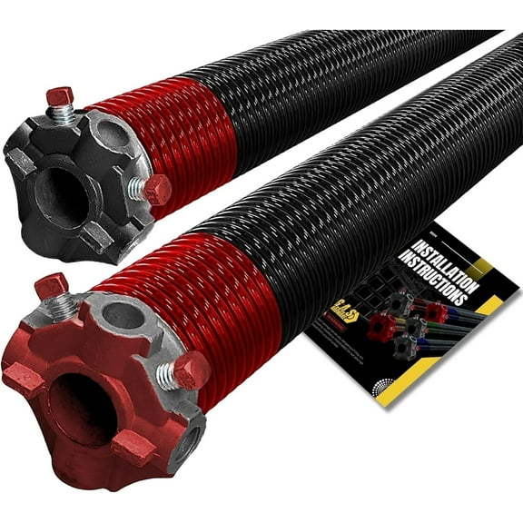 Garage Door Torsion Spring 225x2x25 Pair for Left & Right Side of Garage Door| Precision E-Coating 5-Year Warranty Minimum 30,000 Cycles