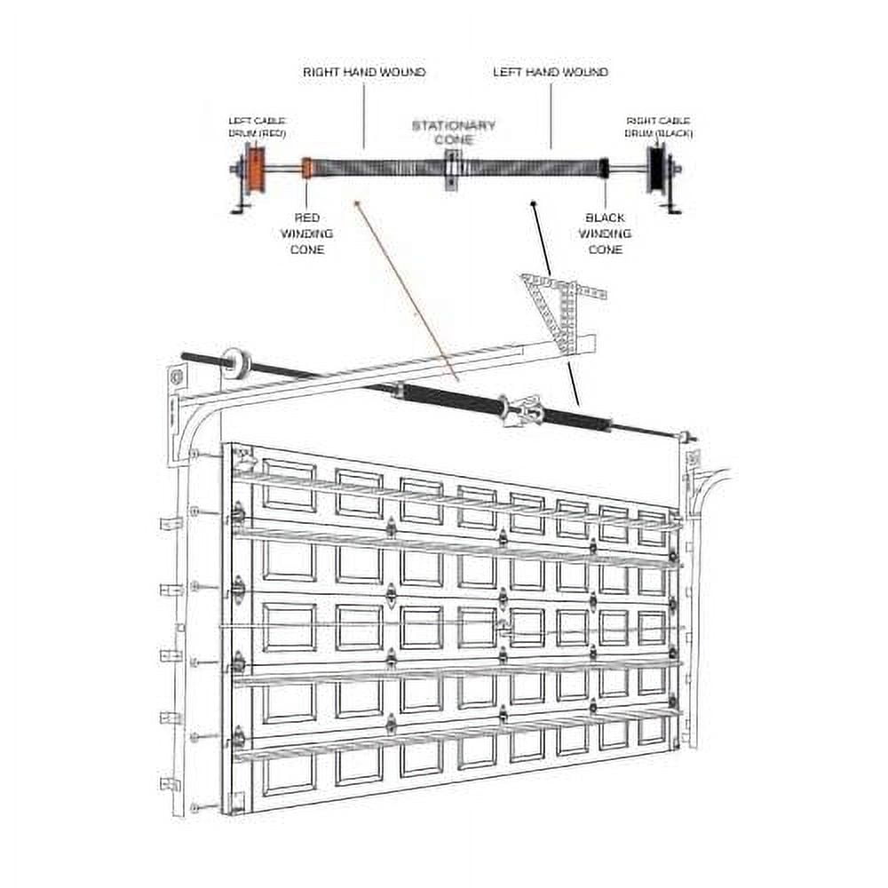 Garage Door Torsion Spring (243 X 1.75 X 33) Left And Right Hand