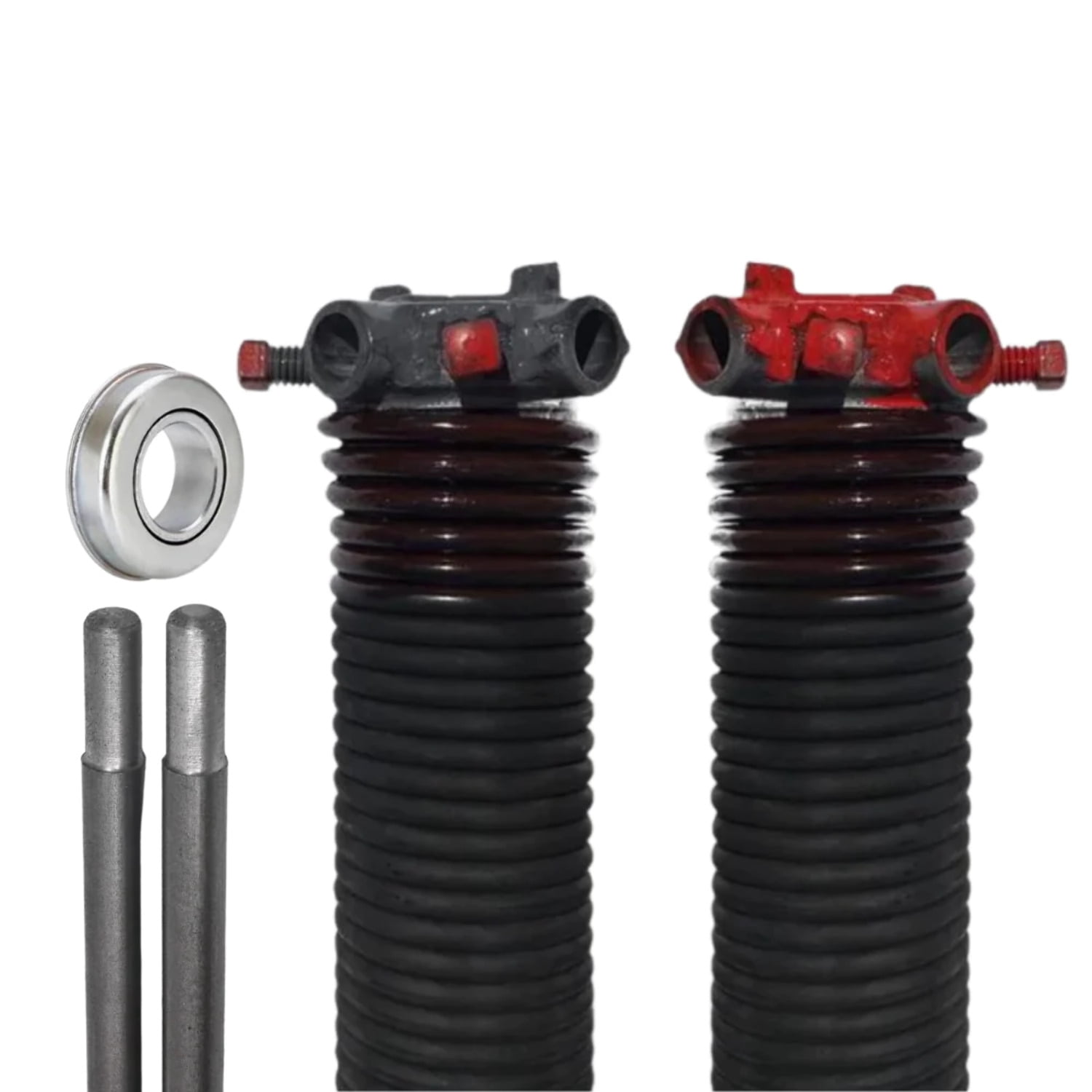 Wound Gate Spring Garage Door Torsion Springs (234 x 1.75 x 35) - Pair | 1 Steel Bearing ...