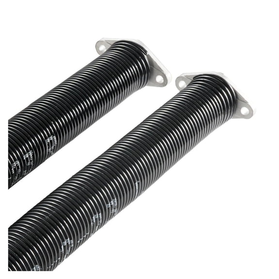 Garage Door Torsion Springs Pair 0.218 x 2 x 23 inch - Replacement Springs with Winding Bars, 16000 Cycles, Gloves & Wrench
