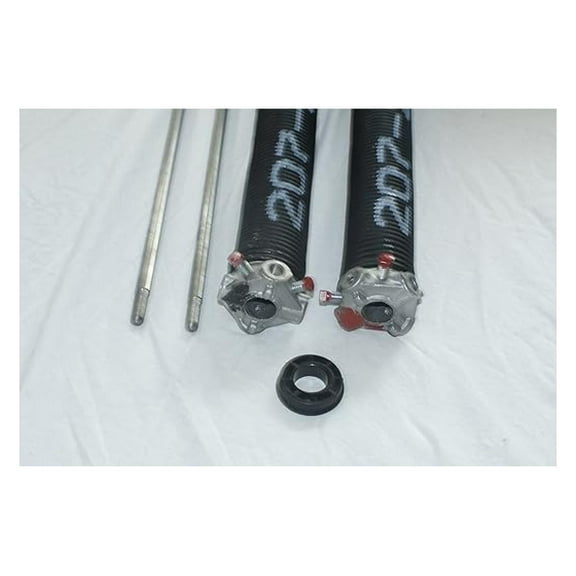 Garage Door Torsion Springs Pair - 207 x 1 3/4" x 21-33" with 29" Winding Bars - Corrosion Resistant, Oil Tempered - Professional Installation Recommended