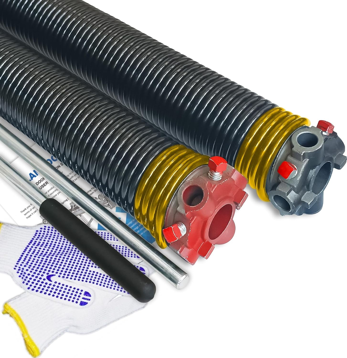 Garage Door Torsion Springs Set(.250x2x30"), Pair of 2" ID Electrophoresis Coated Heavy Duty