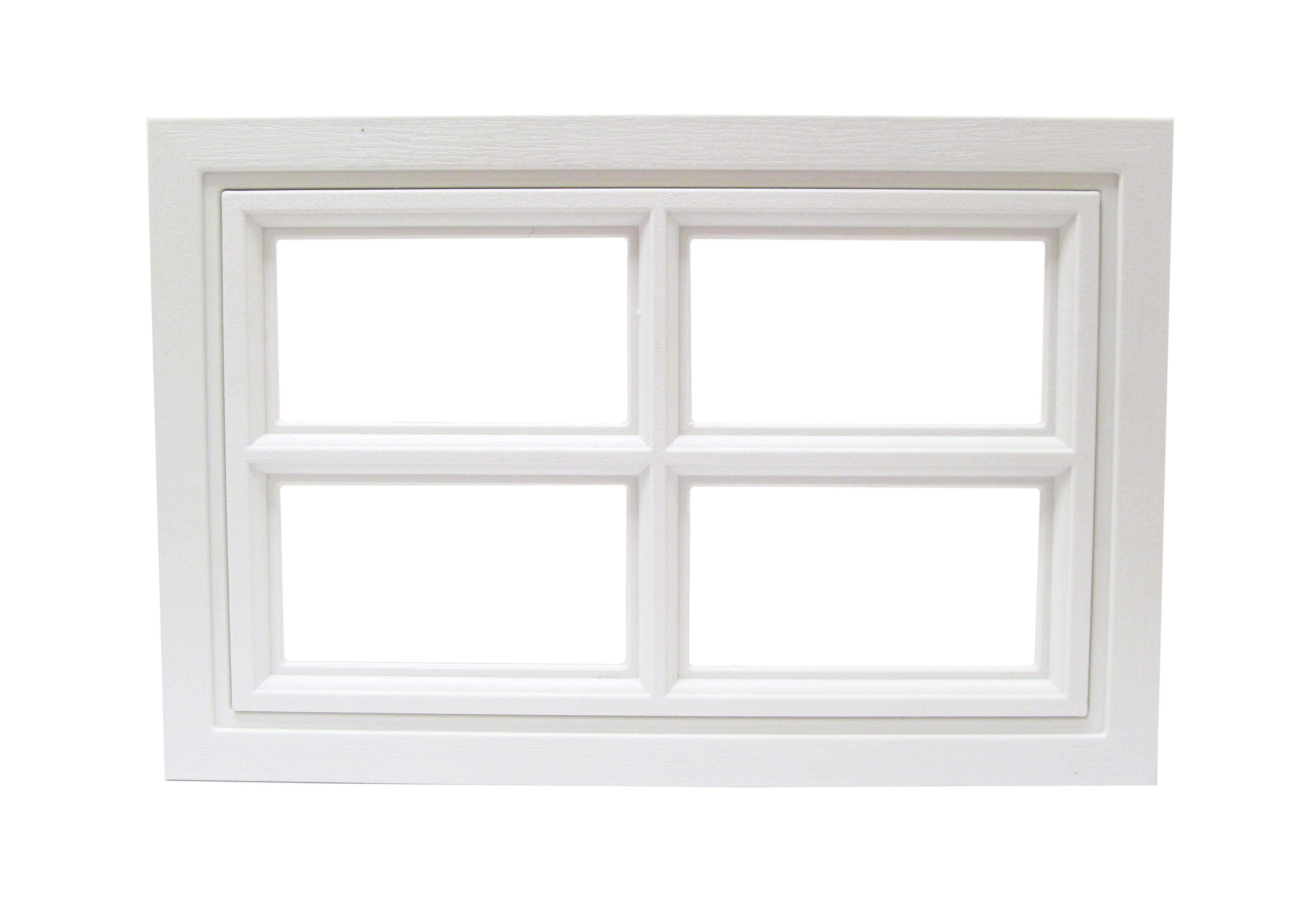 Garage Door Window Cross Design