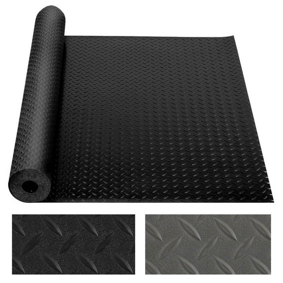 Garage Floor Mat Roll 2.5MM Thick Heavy Duty Diamond Car Parking Protect Trailer PVC Vinyl Mat