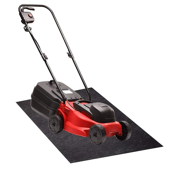 Garage Floor Mat for Under Lawnmower | New Pig Lawnmower Mat | Protect Garage Floor from Oil & Rust Stains | 3' x 5' Oil Mat
