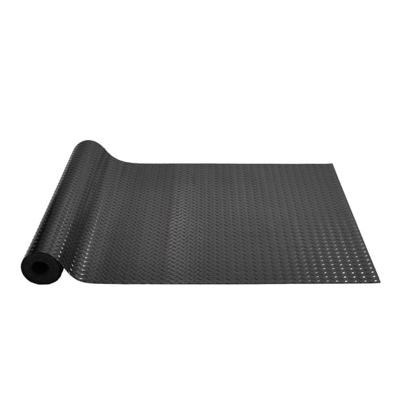 Garage Floor Mats 2 Rolls 17x3.6 Ft Total Coverage 2.5mm Thick PVC Vinyl Flooring for Cars