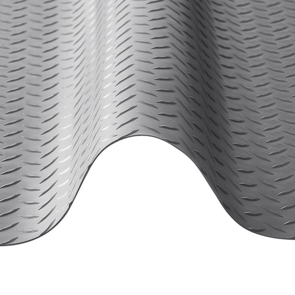 Garage Floor Roll, 7.5x17 ft PVC Mat, 2.2 mm Thickened Diamond Plate Floor Protector.