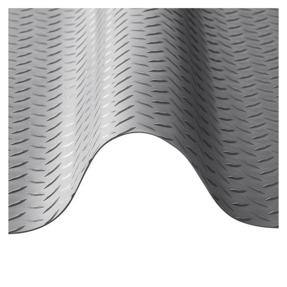 Garage Floor Roll 7.5x20 ft, 2.2mm PVC Floor Protector Mat, Non-Slip Heavy Duty Garage Flooring for Warehouse, Gym, Silver Gray