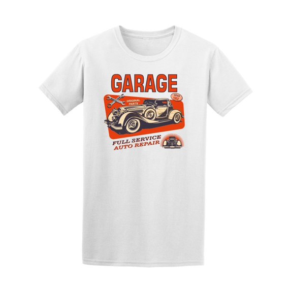 Garage Full Service Auto Repair Tee Men's -Image by Shutterstock