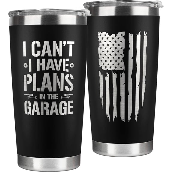 Garage Gifts for Men - Birthday Gifts for Men - Car Gifts for Men, Car Guy Gifts for Men - Funny Gifts for Men, Gifts for Dad, Guy Gifts for Men - Dad Gifts - Gift for Men, Guys - 20 Oz Tumbler