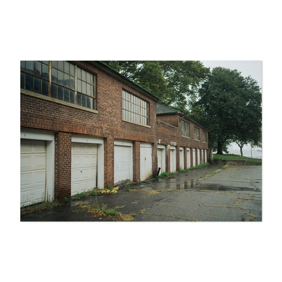 Garage, Governors Island 01 - Manhattan New York Photography Unframed Wall Art Print 5 x 7 inches