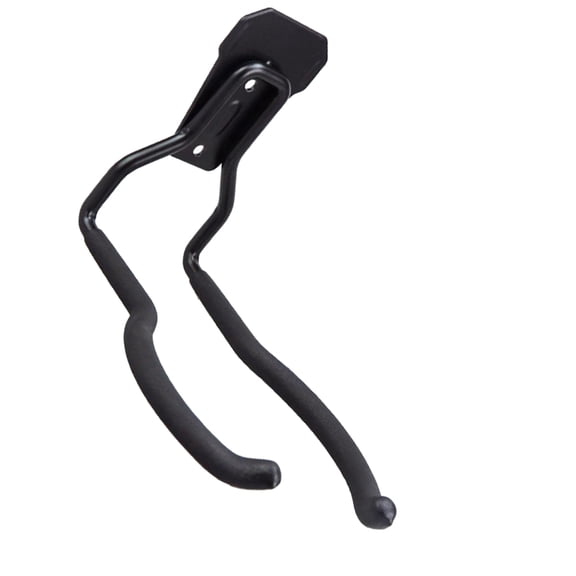 Wall Mounted Storage Organizer with Durable Iron Hooks for Balcony Garage or Storeroom 1 Set Black