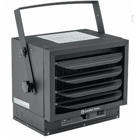 Garage Heater, 10000-Watt Hardwired Ceiling Mount Shop Heater with Remote, Digital Fan Forced 240V Workshop Heater for Indoor Use