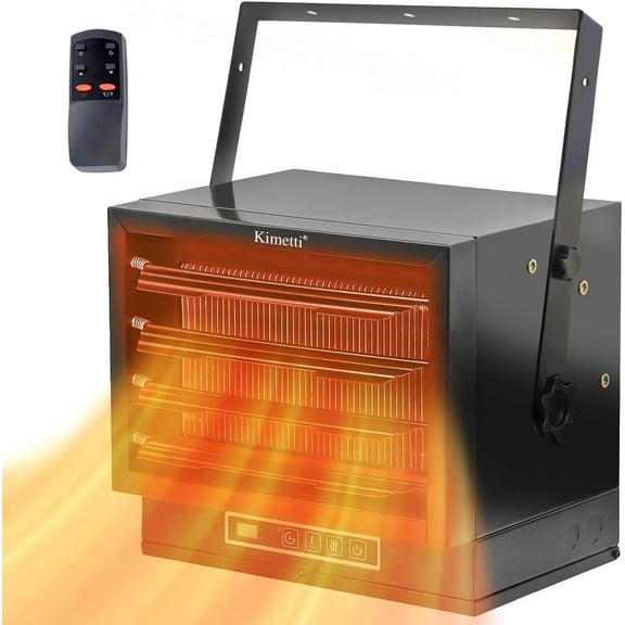 Garage Heater Electric 8500W, 240V Ceiling Mount Shop Heater with Full-Function Remote, Fan-Forced Garage Heaters for Indoor Use, Hardwired Heater with 8-Hour Timer for Garage, Workshop, Shed