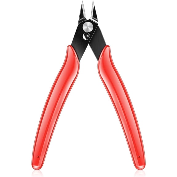 Garage Hero - 5 Inch Wire Cutter, Zip Tie Cutters, Side Cutting Pliers for cutting small wires, models, jewelry making,Floral art