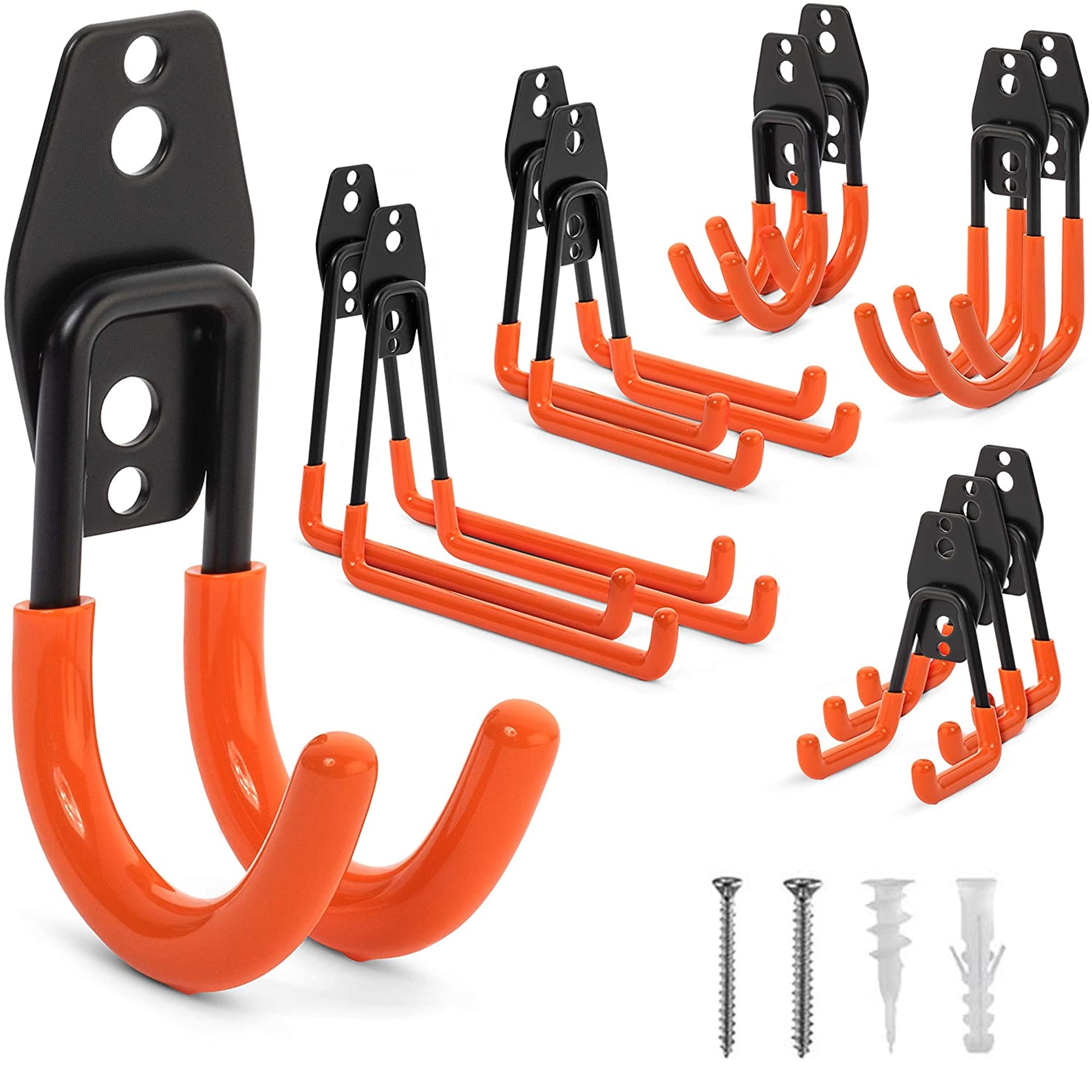 Garage Hooks, 12 Pack Heavy Duty Garage Storage Hooks Steel Tool