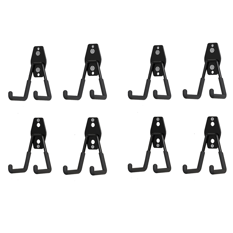 Garage Hooks Heavy Duty 8PC, Garage Storage Hooks, Wall Mount Garage