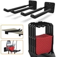 thumbnail image 1 of Garage Hooks Heavy Duty Tool Organizer, Wall Mount Hanger Rack Garage Storage Utility Hooks for Car Tires, Ladders, Chairs, Strollers, Power Tools, Garden Tools (2 Pack, 12.4" Hook), 1 of 8