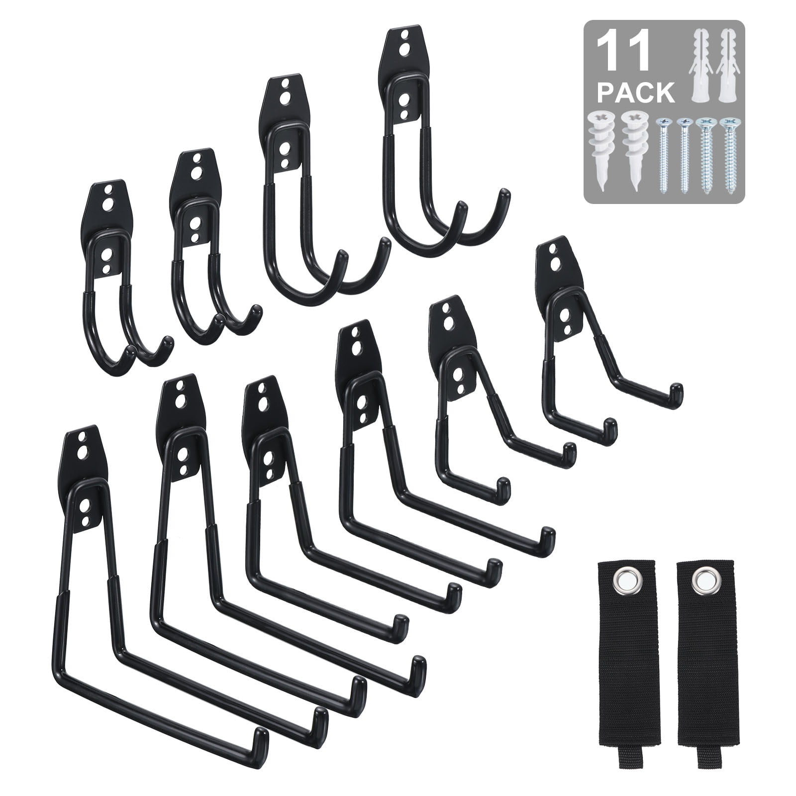 Garage Hooks Wall Mount Garage Hanger Organizer Utility Storage Hooks ...