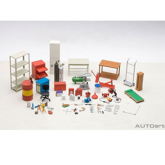 Garage Kit Set for 1/18 Scale Models by Autoart