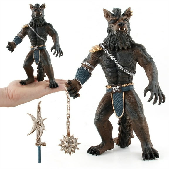 Garage Kits Educational Model Toy for Jungle Werewolf Dcor and Classroom Display, Brown
