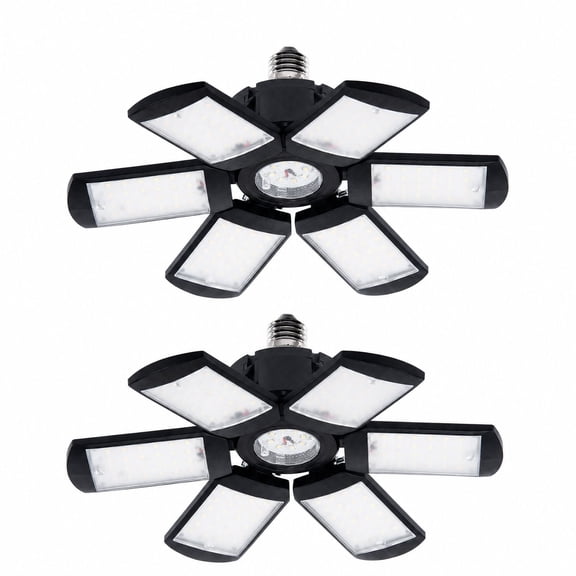 Garage Lights, 2Pack LED Garage Ceiling Light for Workshop Storage Warehouse Attic