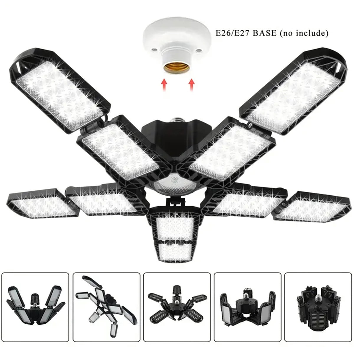 300w garage lights 45000lm super bright garage lights ceiling led with