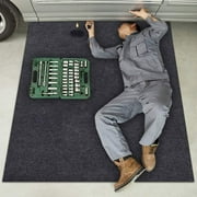 Garage Mats for Floor Under Car, Automotive Floor Mats, Felt Pads, 72X84 In, Charcoal Gray, Spill Containment, Workshop Repairs, 1 Pc, Floor Pads, Floor Protectors