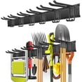 Garage Organization Wall Mount with 48 inches Rails and 6 Doublelayer