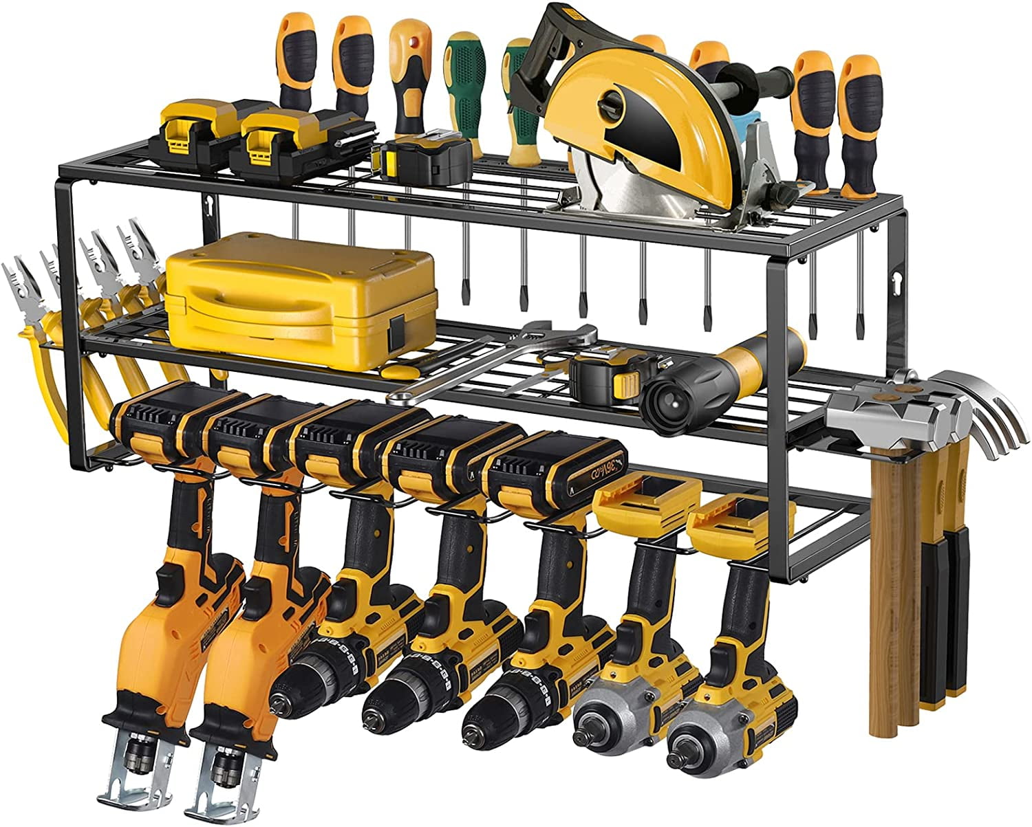 Toolflex Tool Storage Holder System Garage Shed Rack Rail Wall