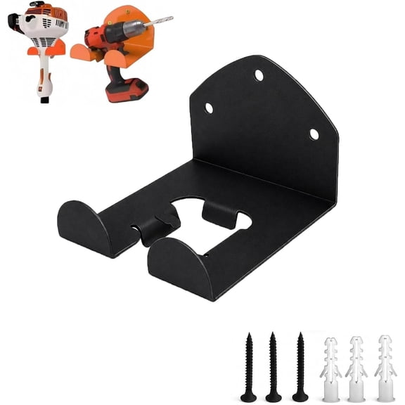 Garage Organizer Trimmer Rack,Garden Power Tool Hanger Weed Whackers,Wall Mounted String Trimmer Hanger,Weed Hangers for Garage Wall Mounted TrimmerRack Storage,Save Space in Garage Shed