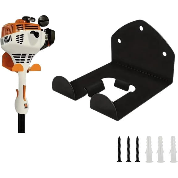 Garage Organizer Wall Hanger,Weed Eater Hanger,Garage Organizer Trimmer Rack,Wall Mount Garden Power Tool Hanger Weed Holder,Multifunctional Shed Tool Organizer for Wall Storage Homeowners