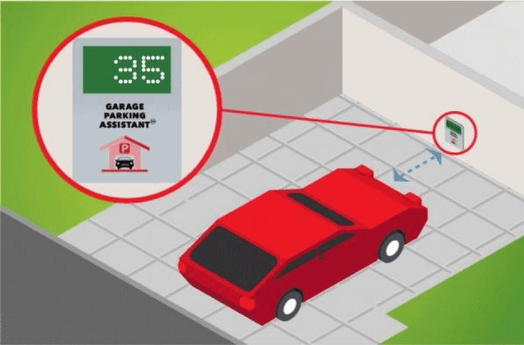 Garage Parking Assistant with Memory Park your vehicle Precisely and