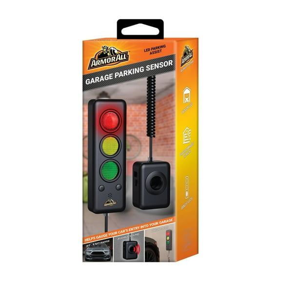 Garage Parking Sensor: Black Automotive Parking Aid for Narrow Spaces