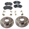 thumbnail image 1 of Garage-Pro 11.8 Inch Front Disc Brake Rotor and Organic Pads Kit Replacement for Dodge Sprinter 3500 2007-2009 RWD 2-Wheel Set Replaces# 0044208220,0054205320,107929510,2E0698151A,2E0698151F, 1 of 10