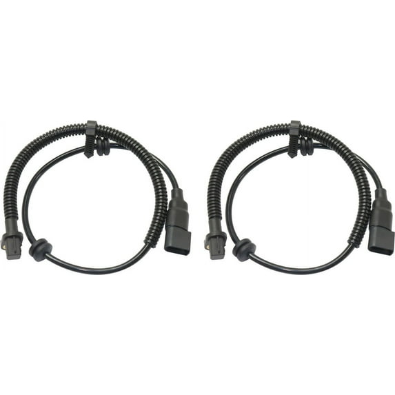 Garage-Pro ABS Wheel Speed Sensor Compatible with Ford Focus 2000-2007 Rear, Driver and Passenger Side Set of 2 With Rear Drum Replaces# YS4Z2C190BA,YS4Z2C190BB