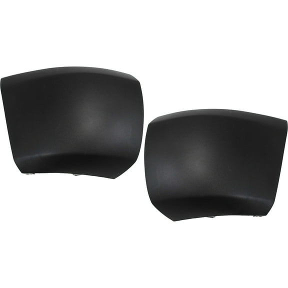 Garage-Pro Bumper End Set Compatible With 2007-2013 Chevrolet Silverado 1500, Textured Finish Front Driver and Passenger Side