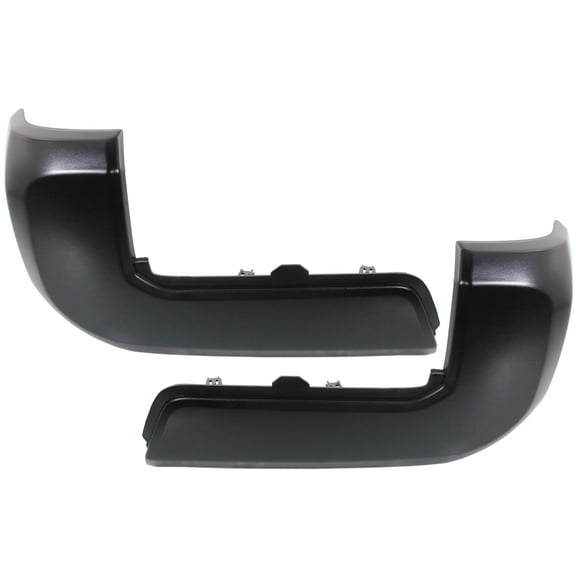 Garage-Pro Bumper End Set Compatible with 2016-2023 Toyota Tacoma, Rear, Driver and Passenger Side Bumper Ends, Painted Black