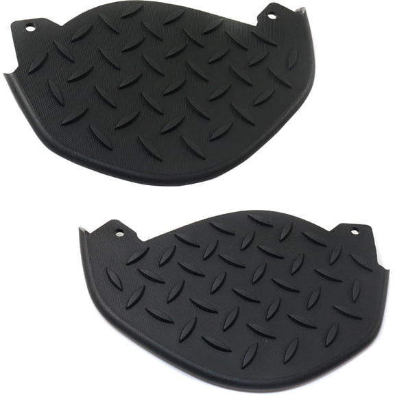 Garage-Pro Bumper Step Pad Kit Compatible With 2014-2018 Chevrolet Silverado 1500, For 2014-2018 GMC Sierra 1500, For Models With Corner Step Corner Step Pad Black