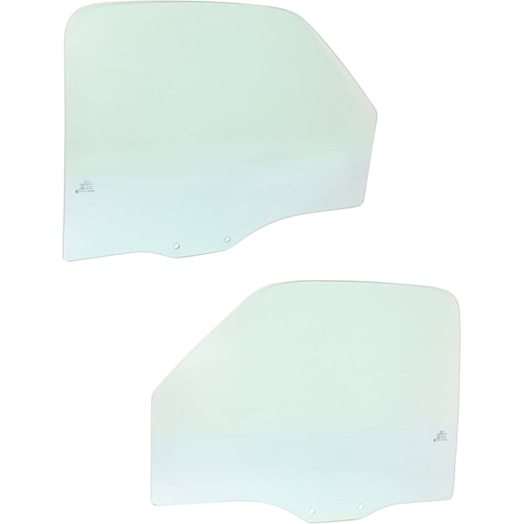 Garage-Pro Door Glass Set of 2 Compatible with FORD RANGER 2003-2011 Front Right Side and Left Side