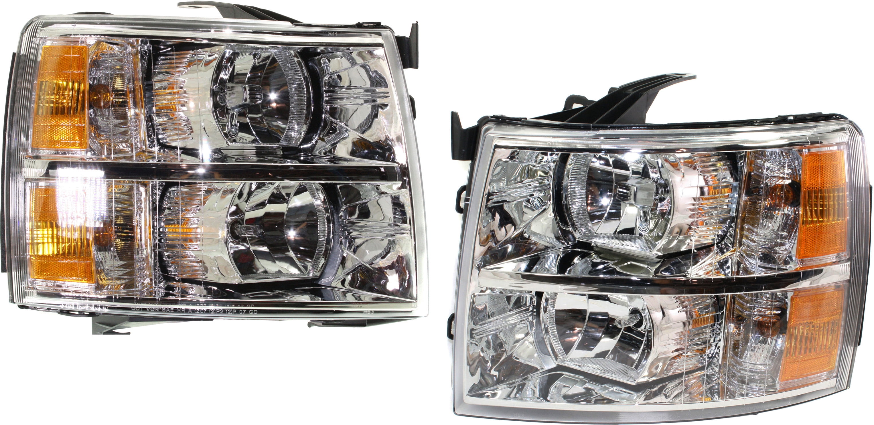 Garage-Pro Driver and Passenger Side Headlight for Chevrolet Silverado ...