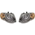 thumbnail image 1 of Garage-Pro Driver and Passenger Side Headlight for Chrysler Town & Country 2005-2007 Halogen With bulb(s) For Long Wheelbase (119 inches) Replaces# 4857991AD 4857990AD, 1 of 9